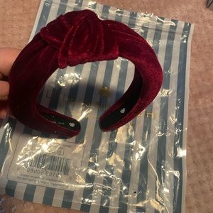 dark red headband